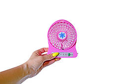Портативний вентилятор на акумуляторі Portable Mini Fan WX-6501 акумуляторний міні вентилятор USB, фото 6