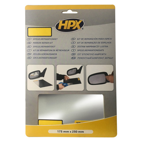 Набір для ремонту автодзеркал HPX Mirror Repair Kit - 175мм х 250мм
