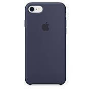 Чохол Apple Silicone Case для iPhone 8 Midnight Blue