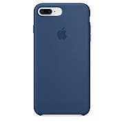 Чехол Apple Silicone Case для iPhone 8 Plus Blue Cobalt