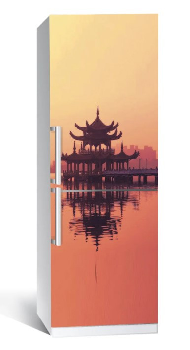 Самоклеюча наклейка для холодильника Натхнення 60x180 см, декор холодильника плівкою, фото 1