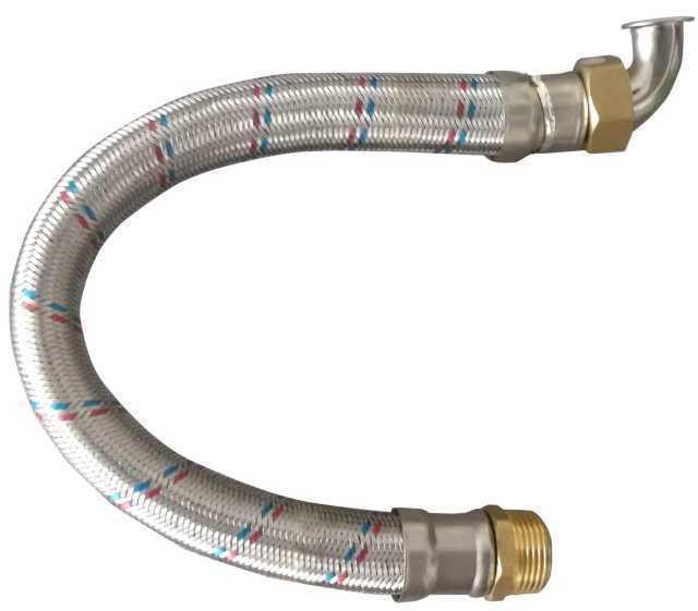 Шланг антивібраційний кутовий SOLOMON 1" НВ 0,5 м HS3001