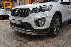 Захист переднього бампера Kia Sorento Prime 2015+ (подвійне) d 60/42