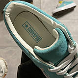 Жіночі кеди Converse One Star Premium Suede Turquoise, кеди конверс ван преміум стар, фото 7
