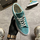 Жіночі кеди Converse One Star Premium Suede Turquoise, кеди конверс ван преміум стар, фото 2