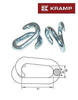 Ланка ланцюга сполучне Ø 7мм (сталь) KRAMP