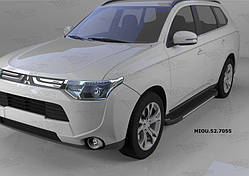 Алюмінієві Пороги (Onyx) Mitsubishi Outlander (Мітсубіші Аутлендер) (06-12;12-)/ASX (2010-)/Peugeot (Пежо)4007/4008