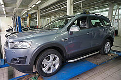 Пороги бічні підніжки майданчик Альянс Can otomotiv для Chevrolet Captiva 2006+