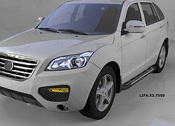 Алюмінієві Пороги Sapphire II для Lifan X60 2013+