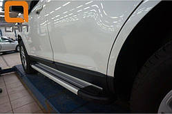 Пороги бічні підніжки Can Oto Brillant для Ford Tourneo custom 2013+ Довга база 240 см