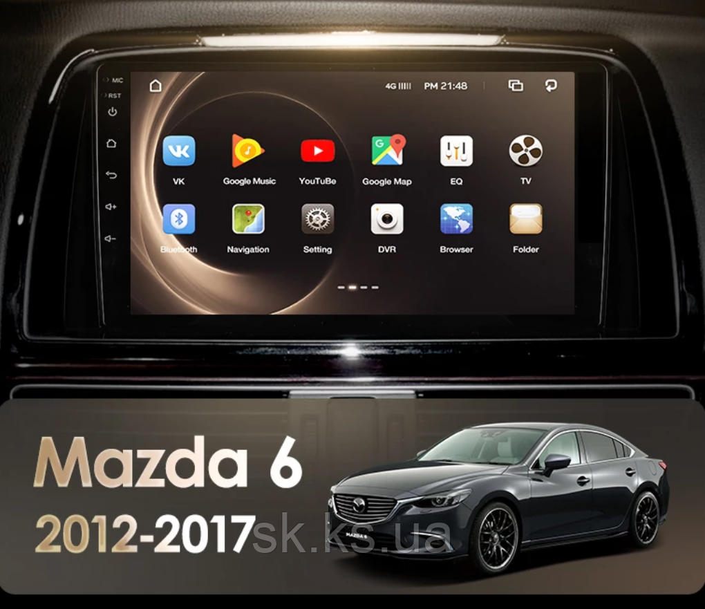 Junsun 4G Android магнітолу для Mazda 6 3 GJ 2012 — 2017
