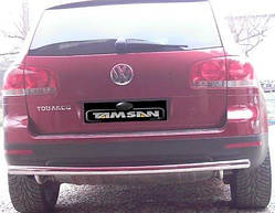 Задня захист труба VW Touareg 2007-2010