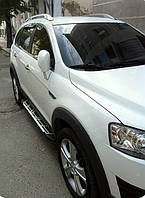 Пороги бічні підніжки майданчик Sapphire II Can otomotiv стиль Q7 для Chevrolet Captiva 2006-