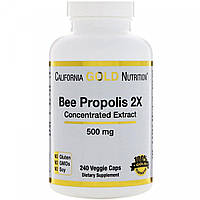 CGN, Bee Propolis 2X Extract (240 капс.), пчелиный прополис