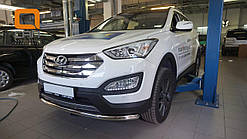 Захист переднього бампера Hyundai Grand SantaFe (2013-2018) (одинарна) d60