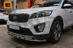 Захист переднього бампера Kia Sorento Prime 2015+ (Shark) d 60/42