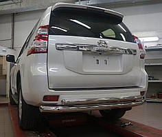 Захист заднього бампера Toyota Land Cruiser 150 (2009-2013/2013+) (подвійна) d 60/60