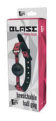 Кляп BLAZE BREATHABLE BALL GAG PINK