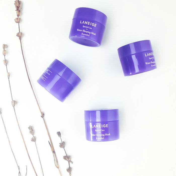 Нічна маска для обличчя зволожувальна (мініатюра) Laneige Water Sleeping Mask #Lavender 15 мл