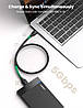 Кабель для заряджання та передавання даних Ugreen USB 3.0 AM/micro USB 3.0 1M Black (US130), фото 3
