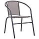 Садовий стілець крісло Taco металевий темно-сірий для дачі, саду, літнього майданчика та кафе AMF, фото 2