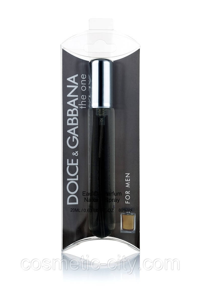 Мініпарфуми Dolce&Gabbana The one for Men (Дольче Габмана Зе Ван фо Мен), 20 мл