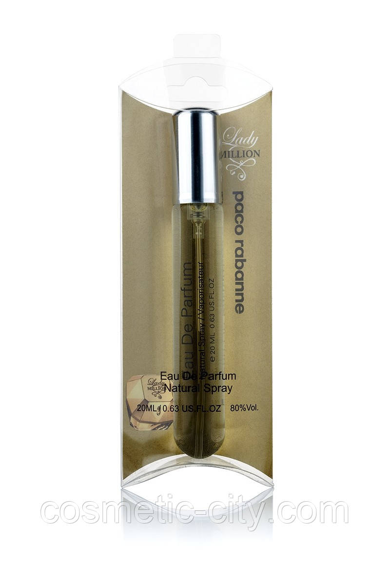 Мініпарфуми Paco Rabanne Lady Million (Пако Рабанне Леді Мільйон), 20 мл, фото 1