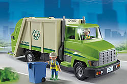 Плеймобіл великий сміттєвоз PLAYMOBIL Green Recycling Truck