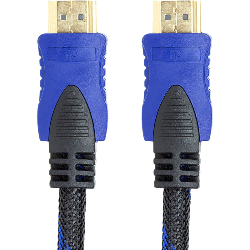 Відео кабель PowerPlant HDMI - HDMI, 1.5 м, позолочені конектори, 1.3 V, Nylon