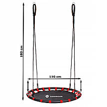 Гойдалки-гніздо круглі Springos 110 см NS005, фото 2