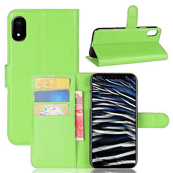 Чохол-книжка Litchie Wallet для Apple iPhone XR Green