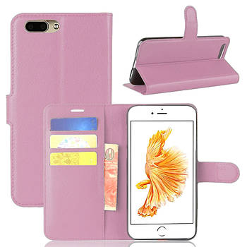 Чохол-книжка Litchie Wallet для Apple iPhone 7 Plus / iPhone 8 Plus Pink
