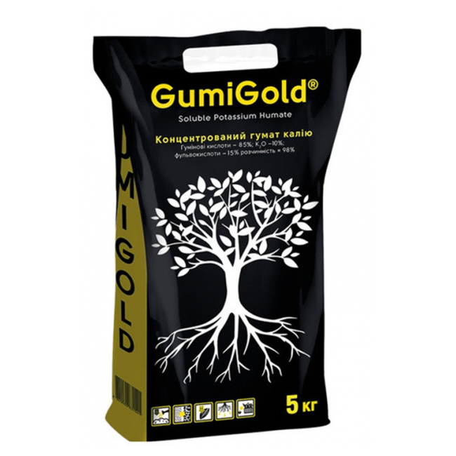 Удобрение гумат калия "Gumi Gold" 5 кг