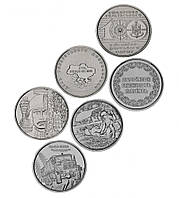 Украина набор из 6 монет по 10 гривен 2018-2019 UNC Вооруженные силы Украины (ВСУ)