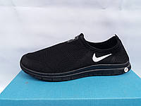 Кросівки чоловічі чорні Nike Free Run 3.0 Slip. On 44 розмір