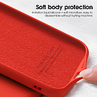 Чохол Silicone Case Full для Samsung Galaxy A01 A01 A015 червоний (сасунг а01), фото 4