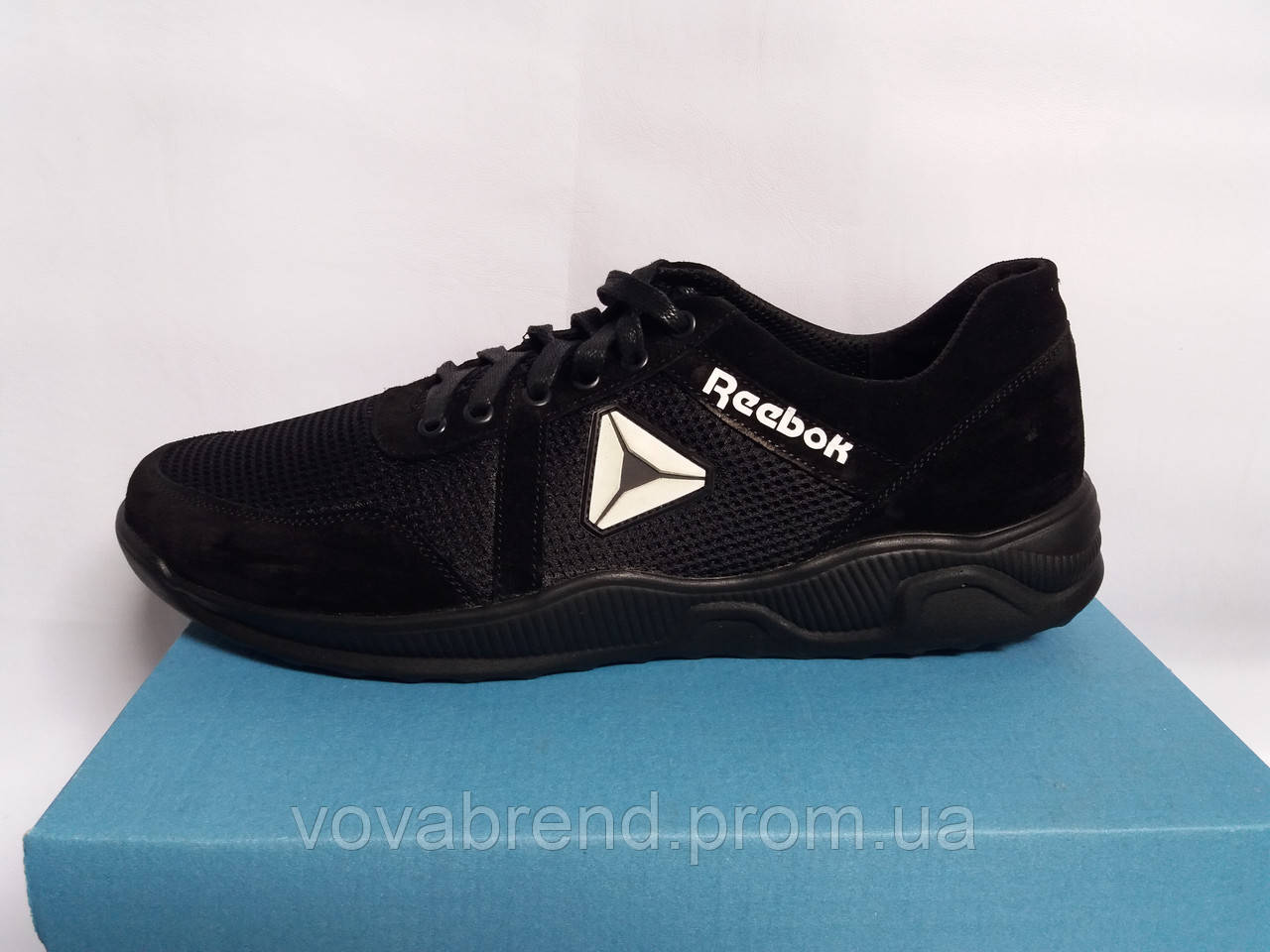 Чоловічі кросівки чорні Reebok ( велетні) МВ5040