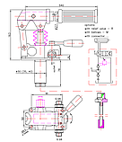 Насос двосторонній (2й качок) 320 bar, фото 2