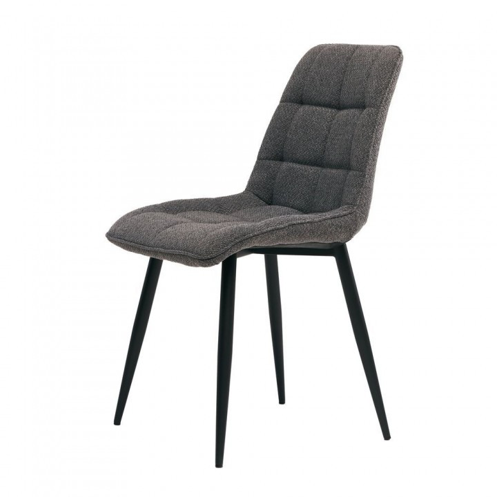 Обідній стілець Glen (Глен) сірий графіт, рогожка від Concepto