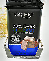 Шоколад "Cachet" 70% Dark Chocolate 300гр