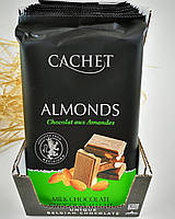 Шоколад молочный "Cachet" Almonds 300гр