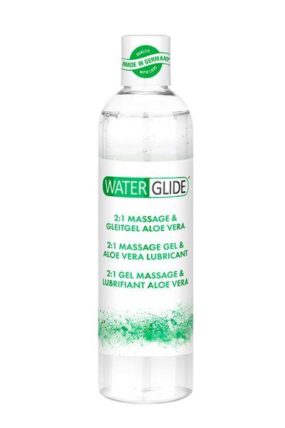 Лубрикант і масажний гель 2в1 Waterglide Aloe Vera, 300 мл