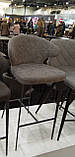 Полубарный стілець KEEN (Кін) шедоу грей в тканини від Concepto, фото 4