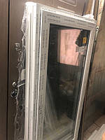 Вікно НОВЕ 800 х 1680 REHAU. Зіштовхує мультифункціональний з аргоном+TERMIX