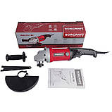 Шліфмашина кутова Worcraft WAG18-180, 1,8кВт, фото 5