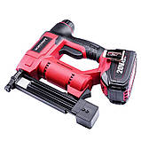 Акумуляторний цвяхозабивач комбінований Worcraft CNS-S20Li з АКБ (4А) і ЗП, меблевий, фото 4