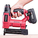 Акумуляторний цвяхозабивач комбінований Worcraft CNS-S20Li з АКБ (4А) і ЗП, меблевий, фото 5