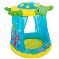 Игровой центр бассейн Bestway "Черепаха" с навесом для малышей от 1 года