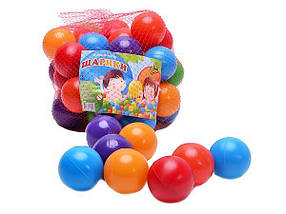 Кульки м'які 80мм - 50шт, M-Toys, 12023