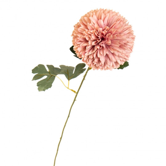 Ветка Хризантемы искусственная нежно розовая - фото 5 - id-p1205140178